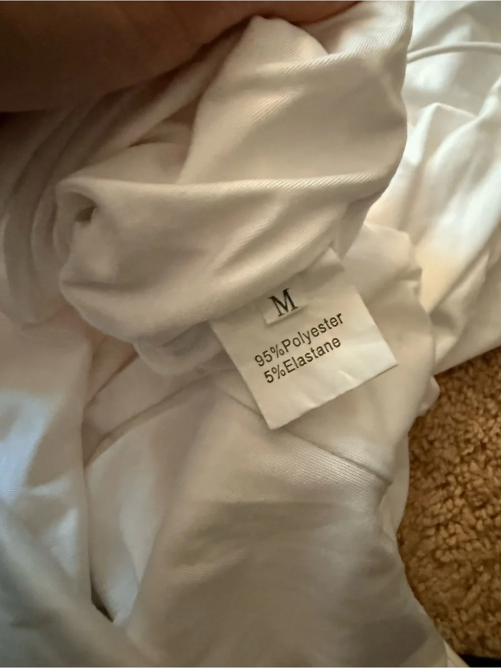 All white bonds con dress - Picture 3 of 3